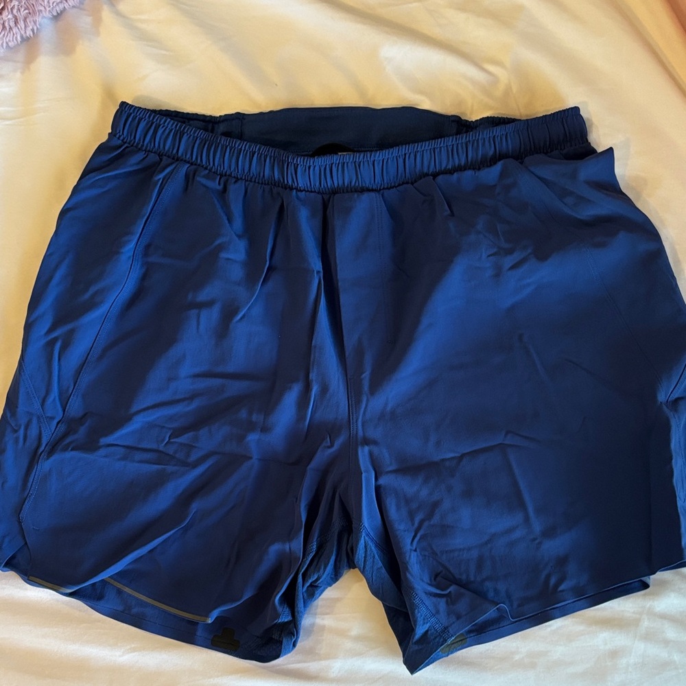 lululemon athletica blue Surge Shorts